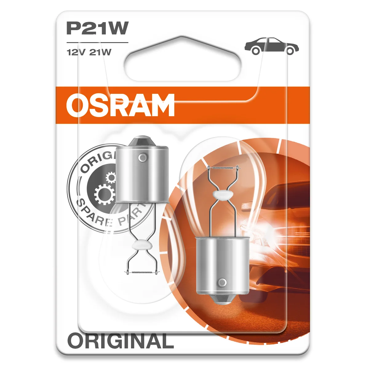 P21W 12V Hehkulamppu Osram 2-pack