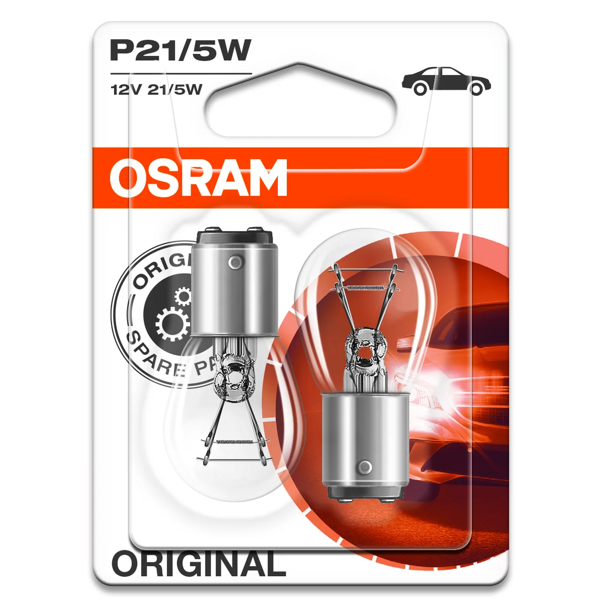 P21/5W 12V Lamppu Osram 2kpl