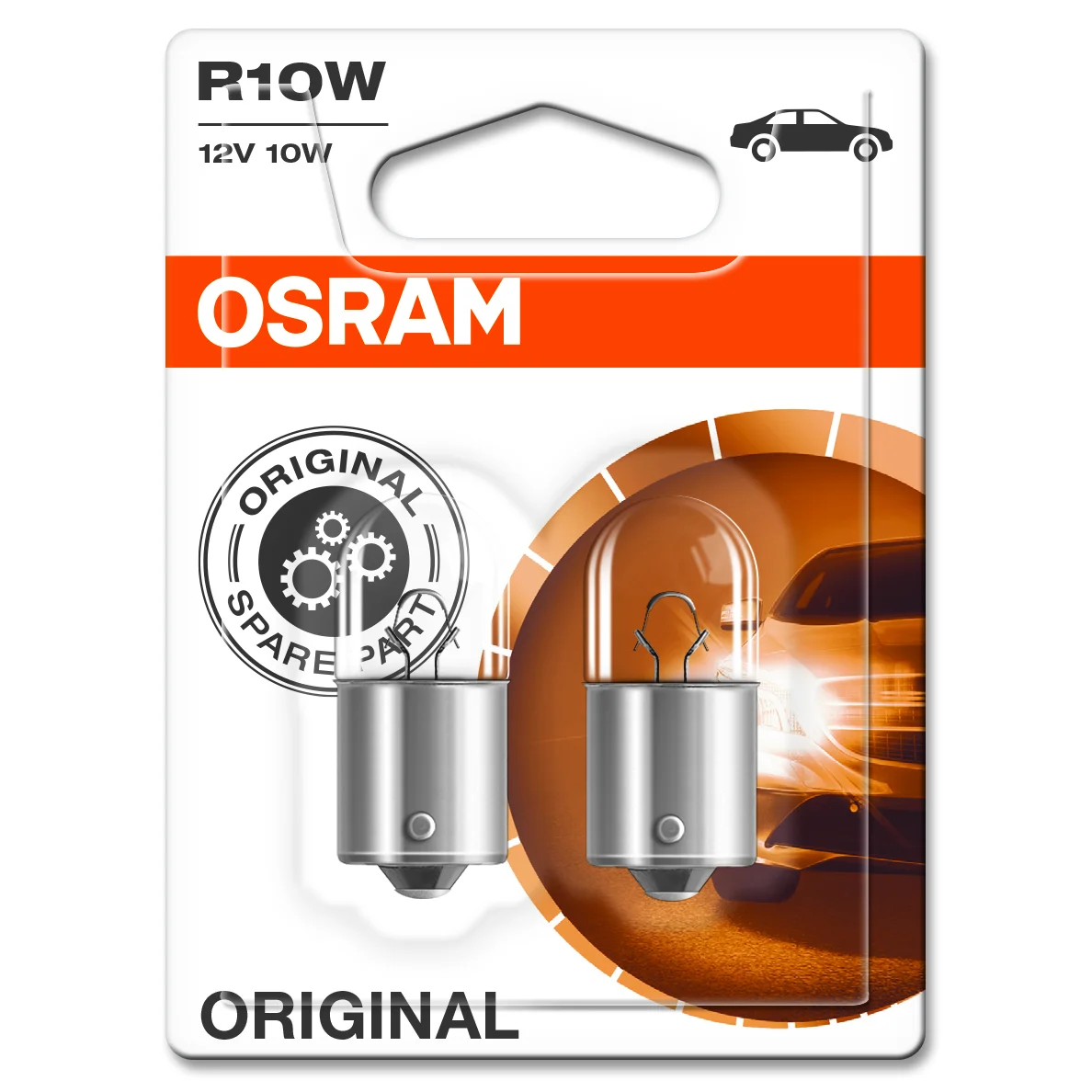 R10W 12V Hehkulamppu Osram 2-pack