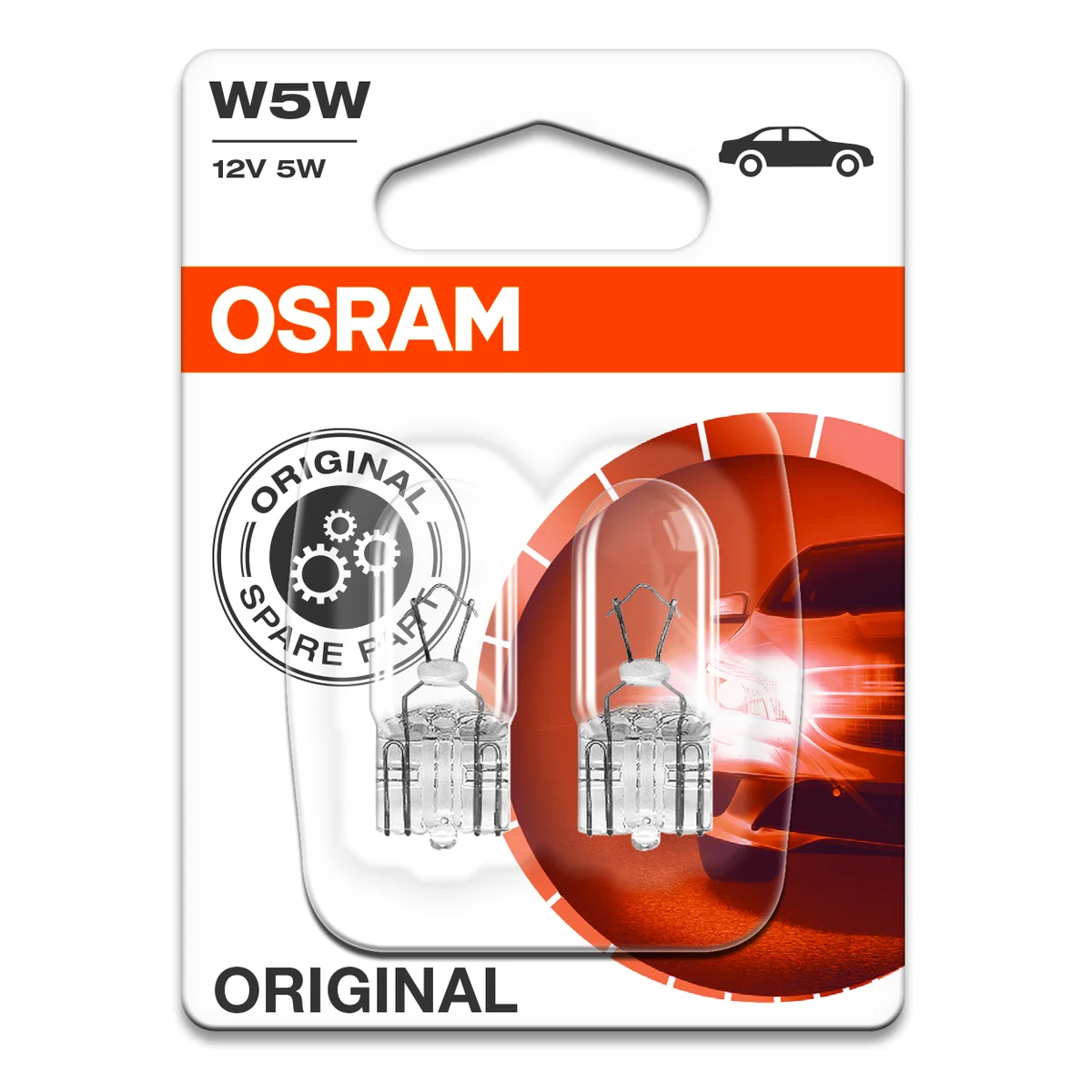 W5W 12V Hehkulamppu Osram 2 pakk.