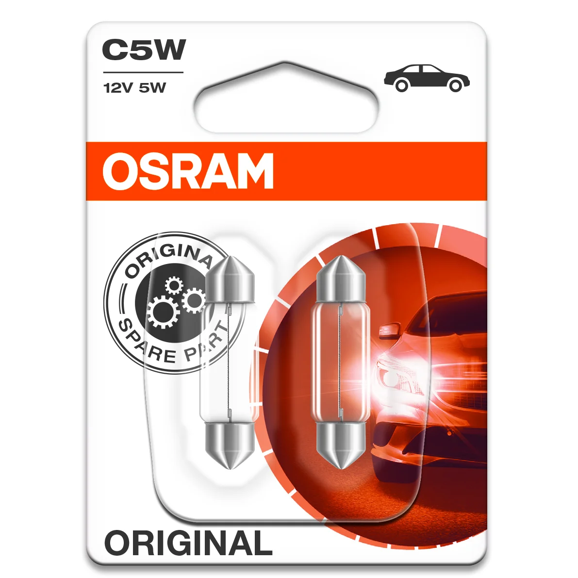 C5W 12V Spolilamppu 35mm Osram