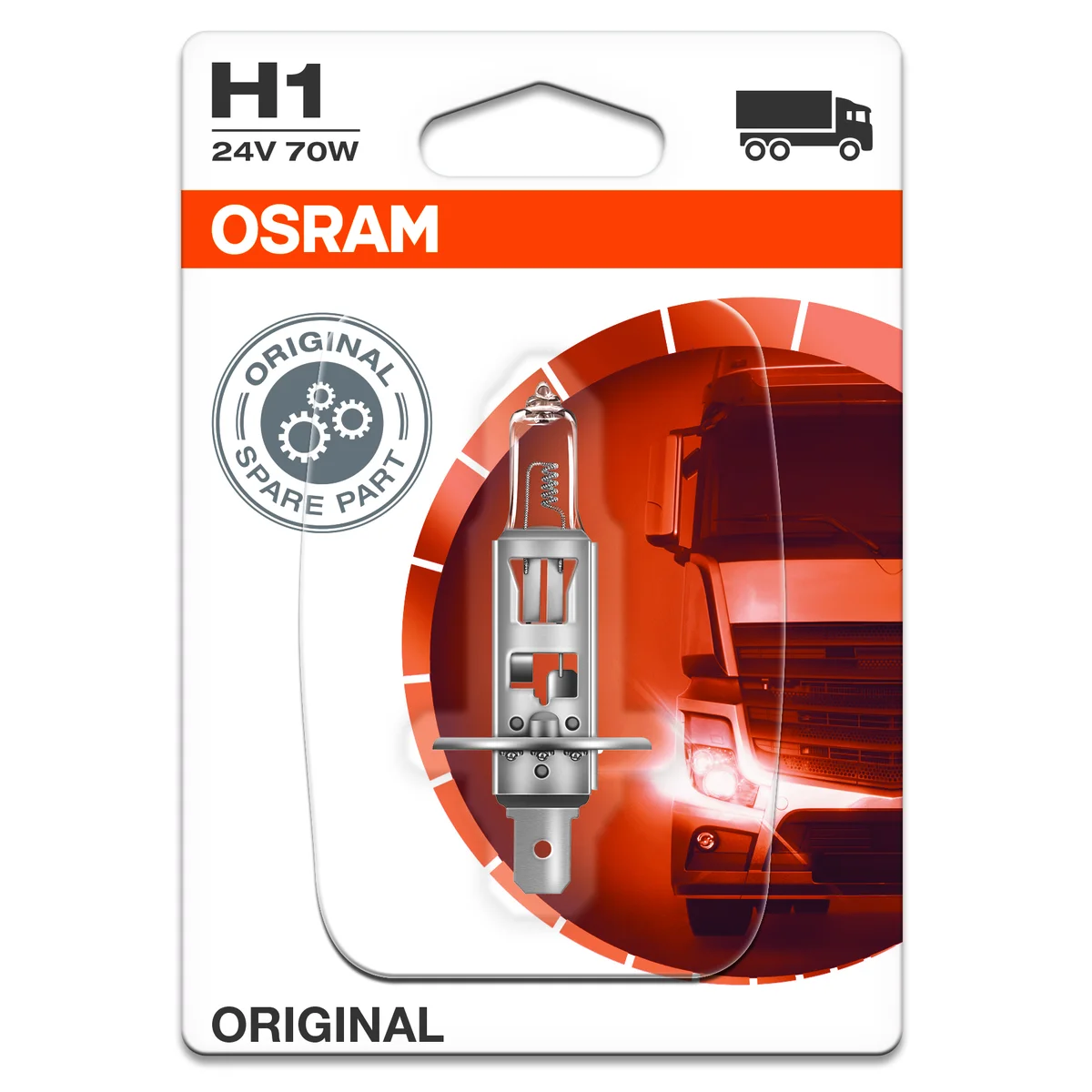 H1 Lamppu 24V-70W, Osram Alkuperäinen
