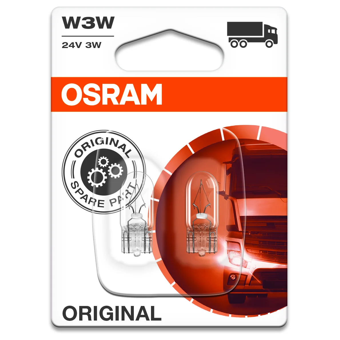 W3W 24V Hehkulamppu Osram 2-pack