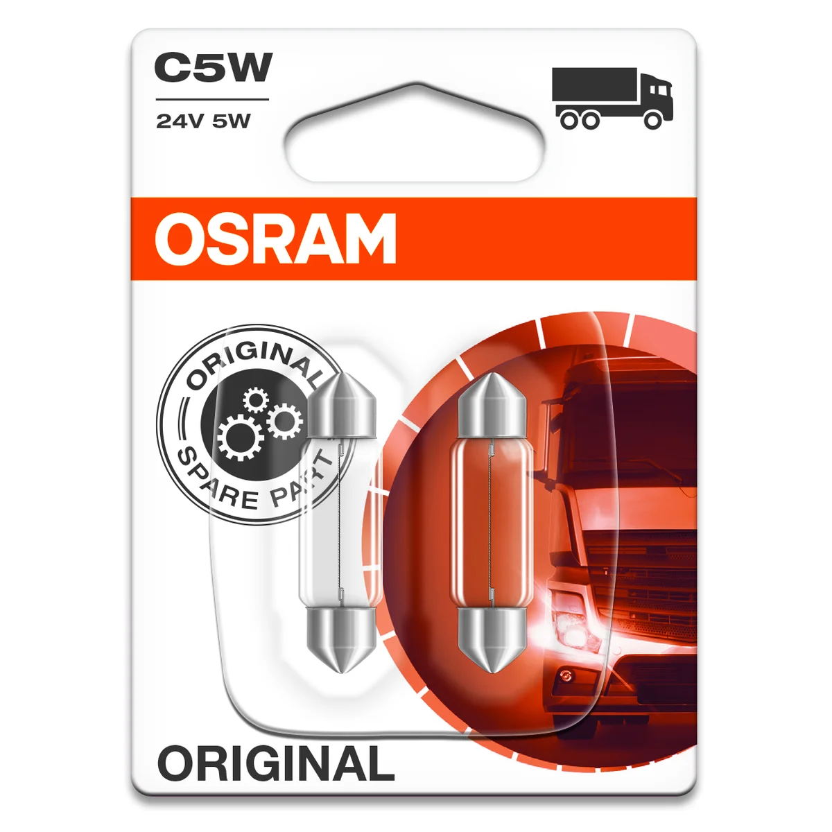 C5W 24V Hehkulamppu 35mm Osram