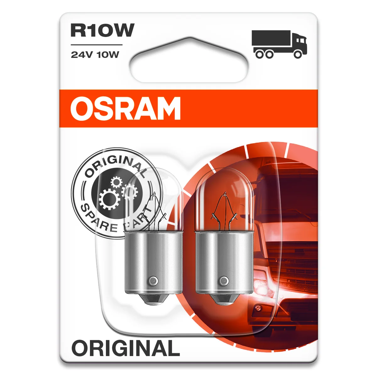 R10W 24V Hehkulamppu Osram 10 kappaletta