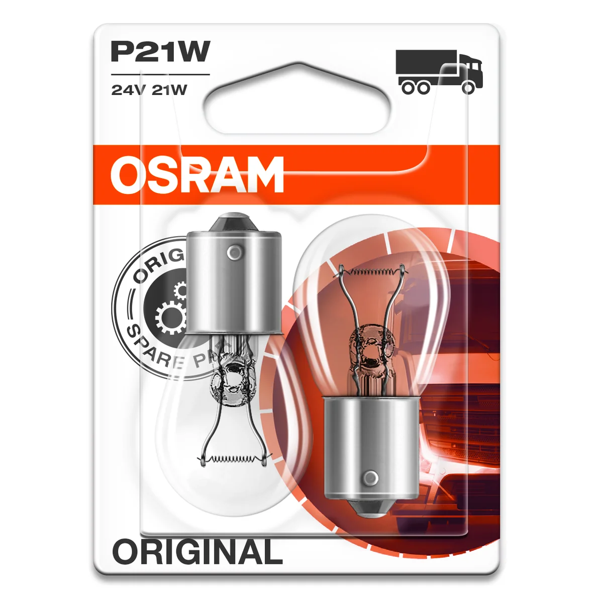 P21W 24V Hehkulamppu Osram 2-pack