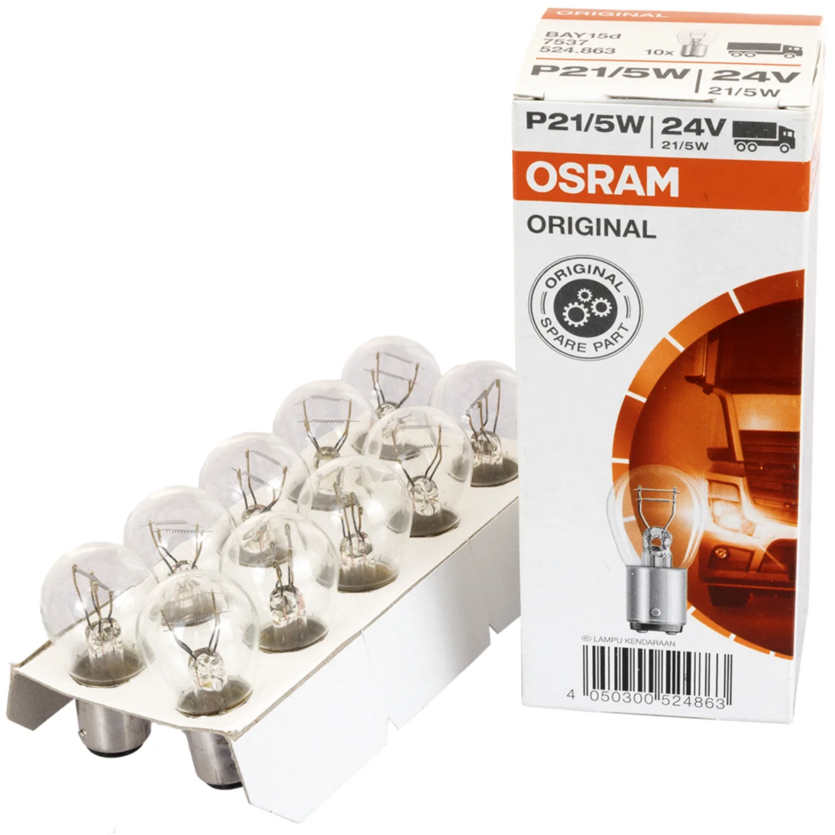 P21/5W 24V Lamppu Osram 2kpl