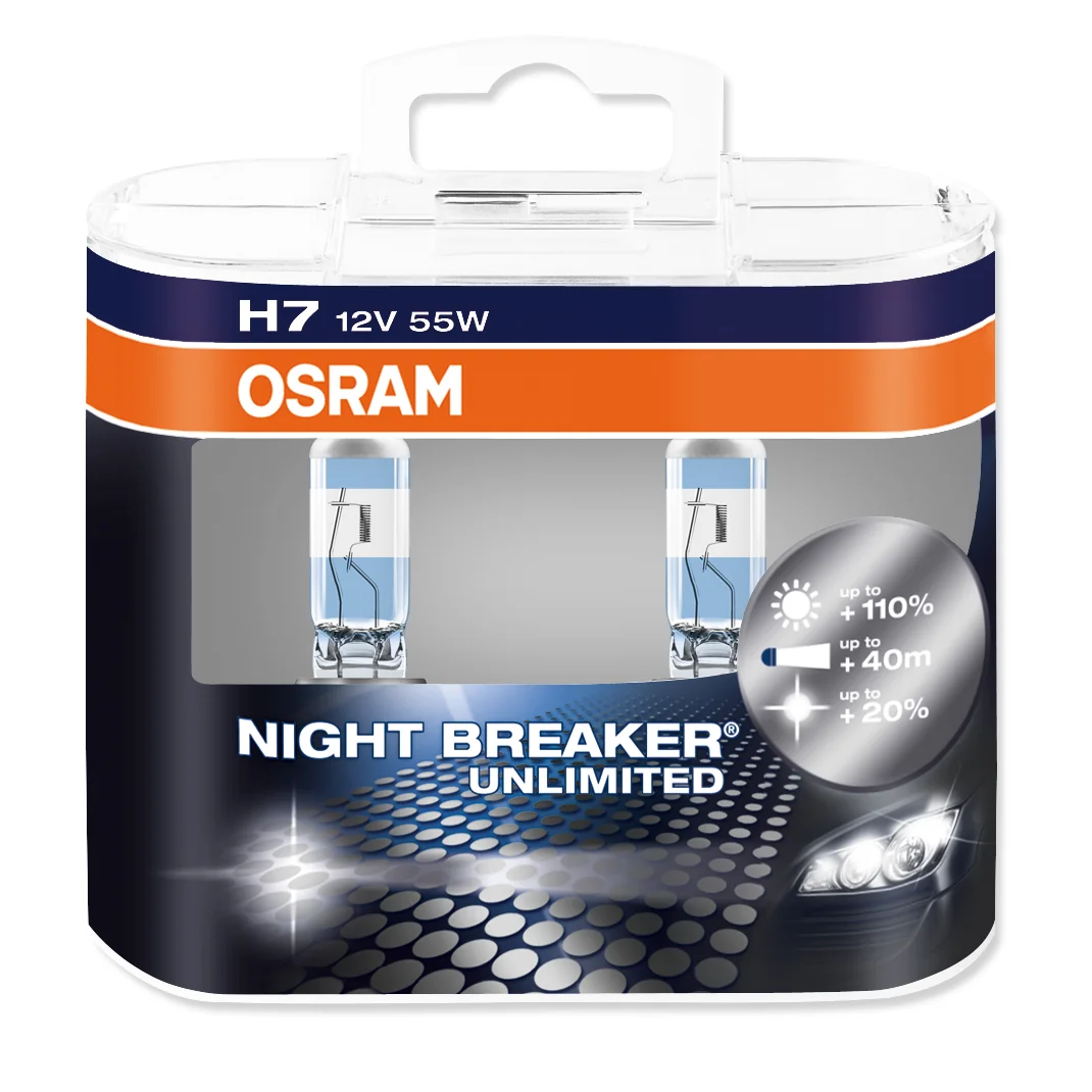 H7 Lamppu 12V, Night Breaker Osram