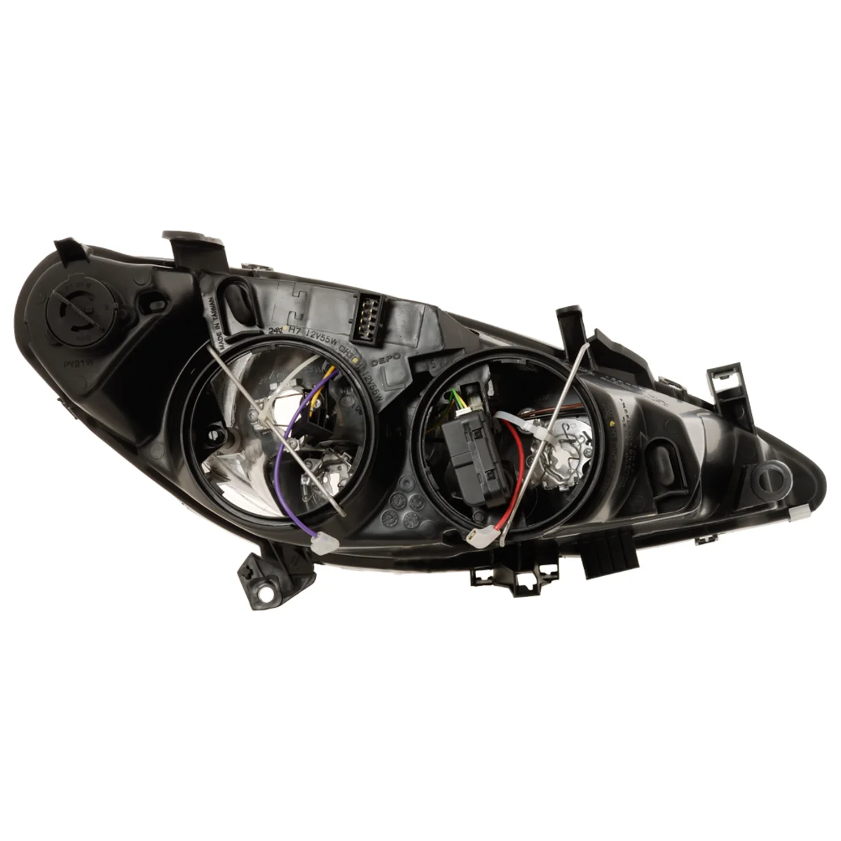 Päätävyöts lampu sopii Peugeotille