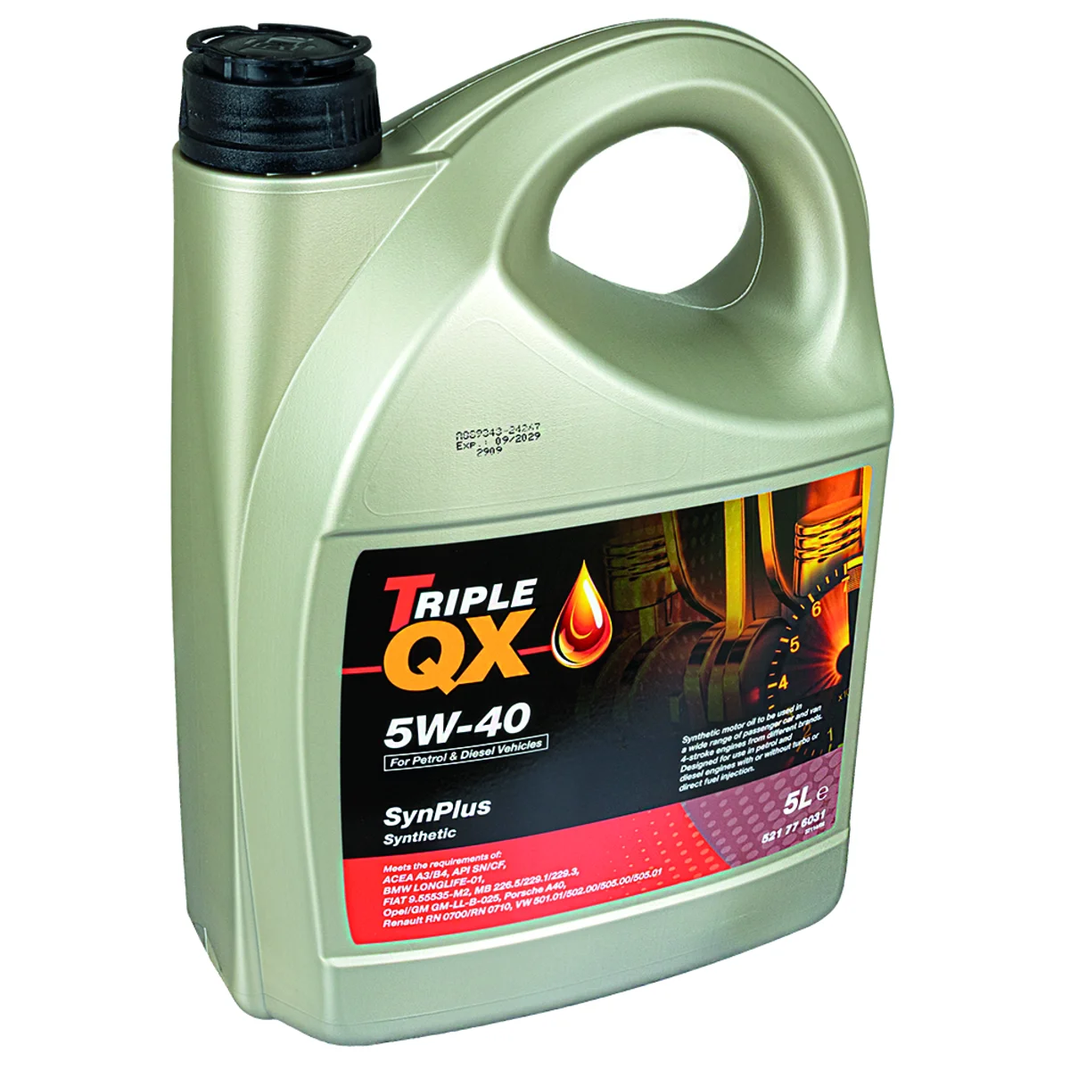 Moottoriöljy TripleQX 5W-40, 5L
