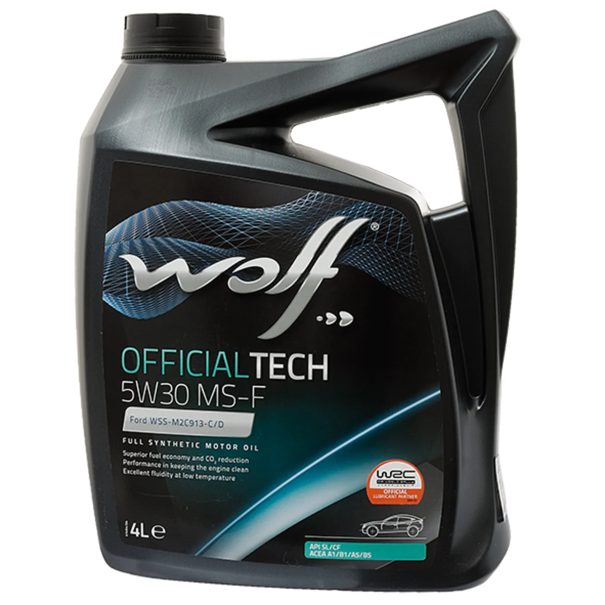 Moottoriöljy Wolf 5W-30 MS-F, 4L