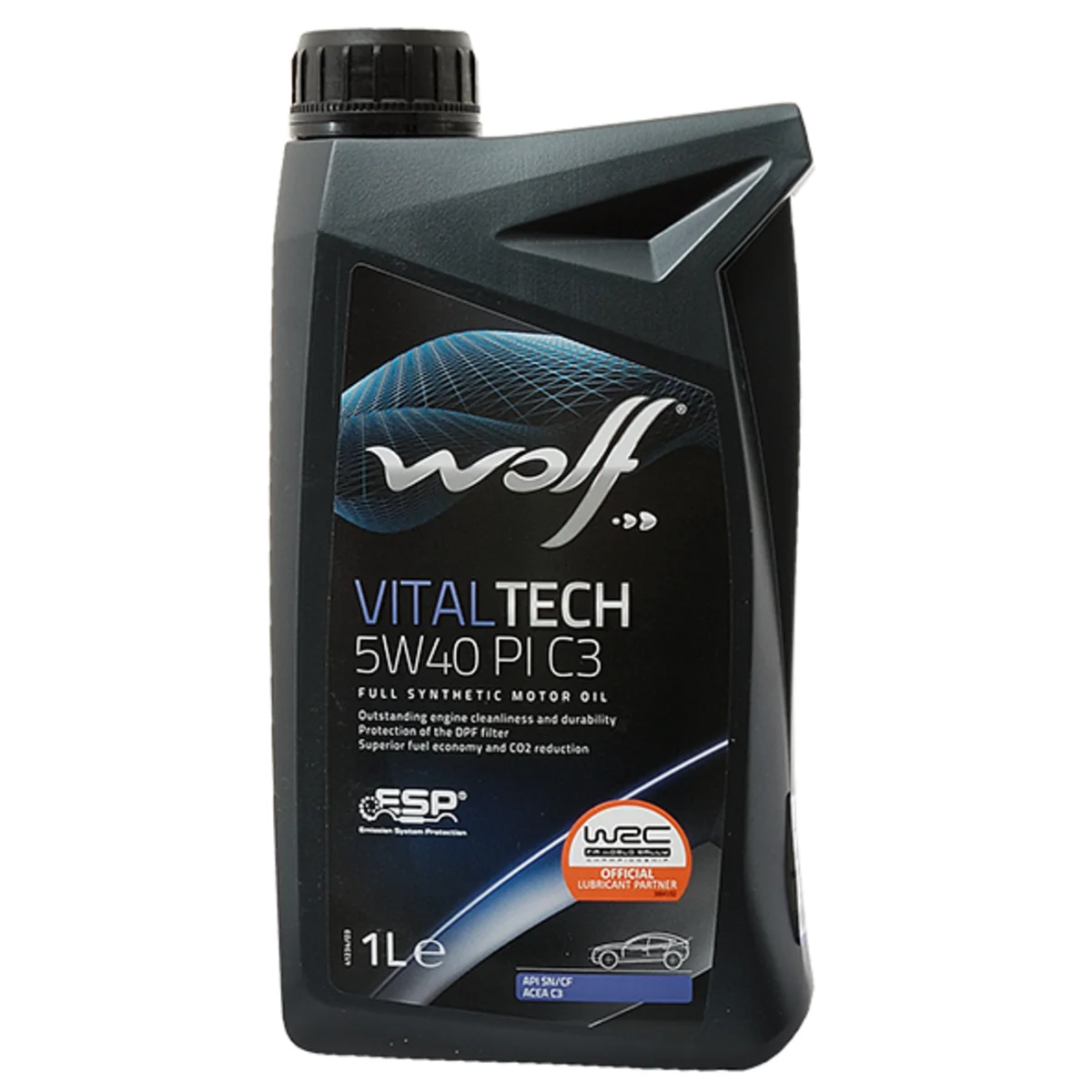 Moottoriöljy Wolf 5W-40 Pl C3, 1L