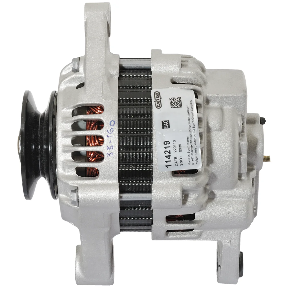 Laturi 12V-50A Kubota varten