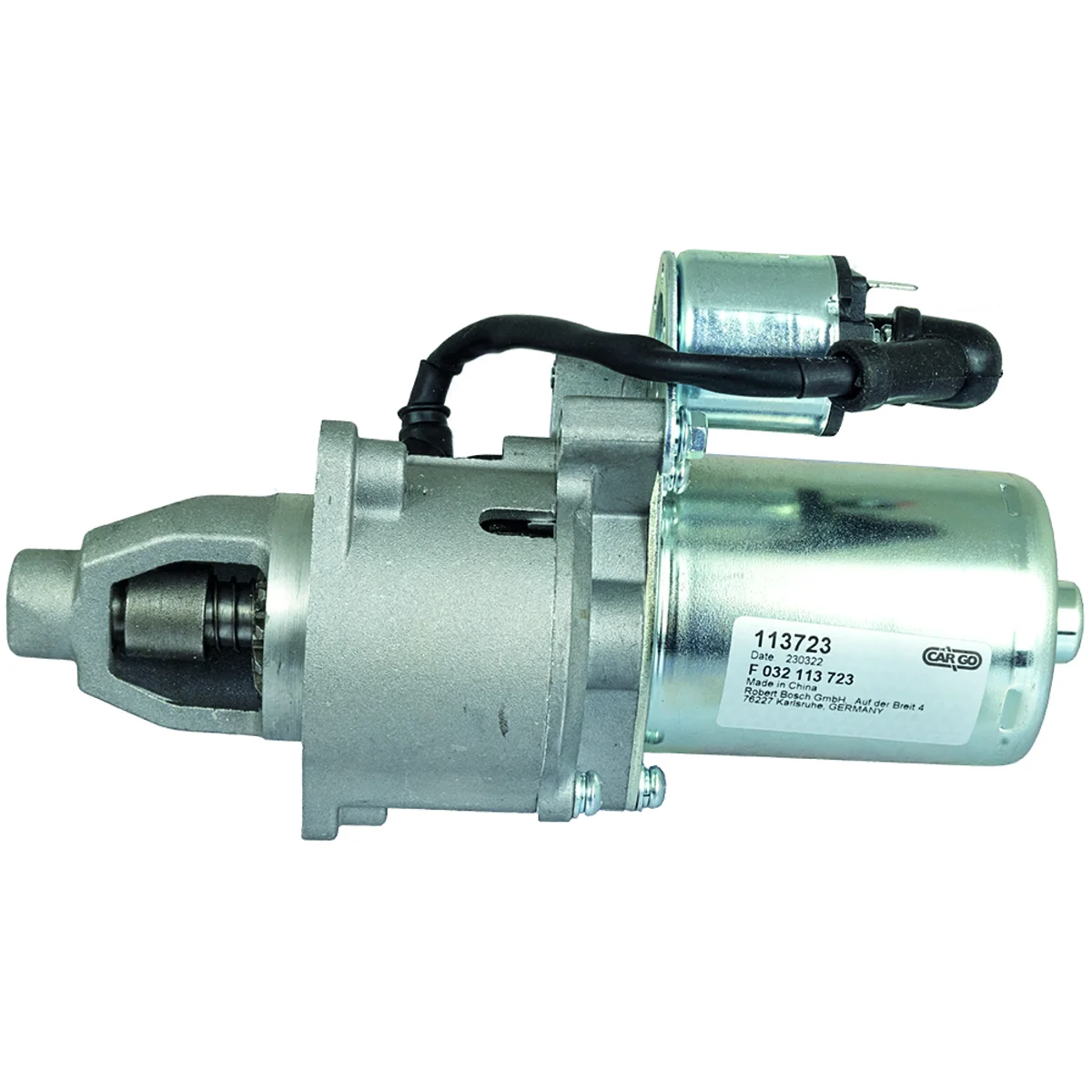 Starttimoottori 12V-0.4kW, Sähkölaturi