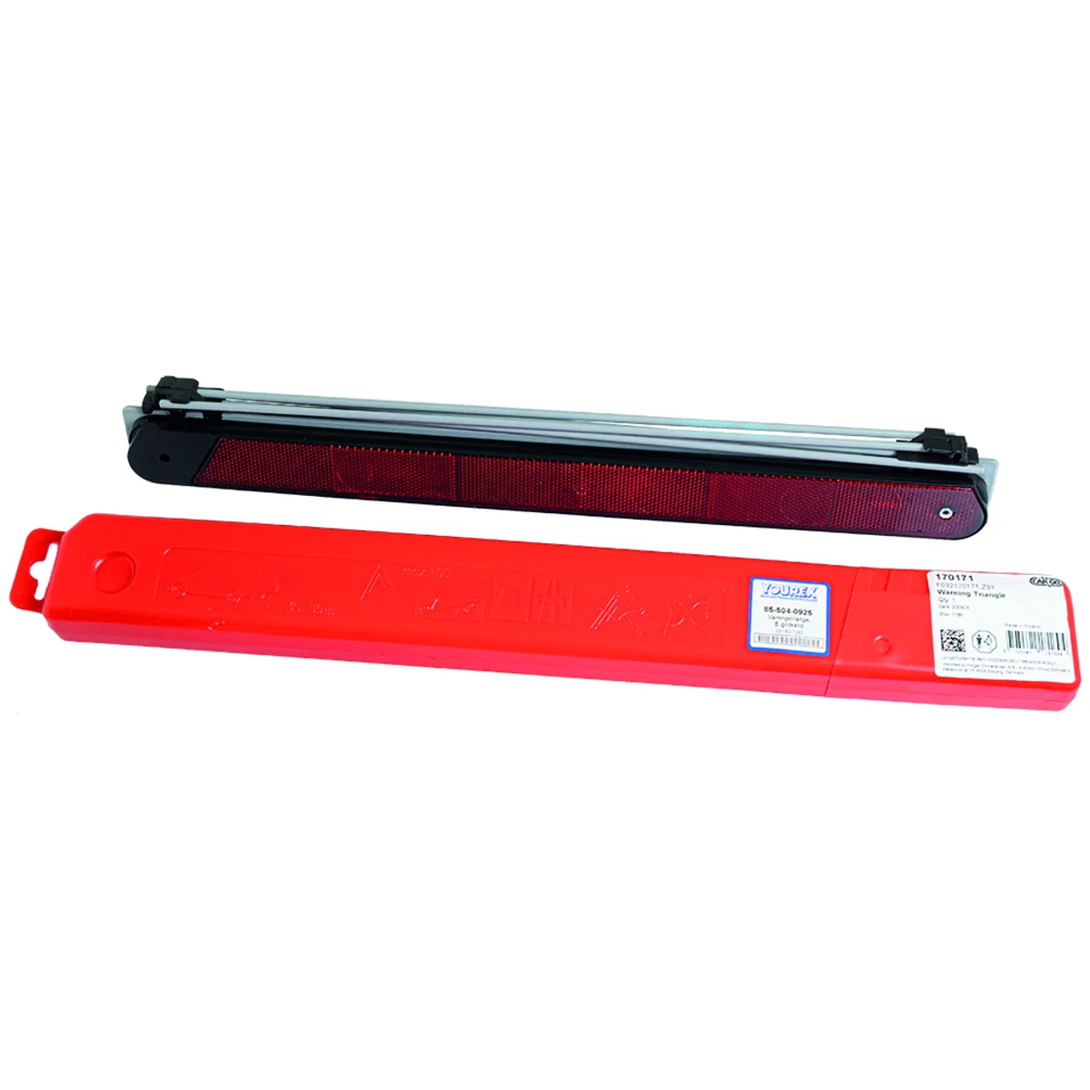 Varoituskolmio, Sähkötodistus hyväksytty