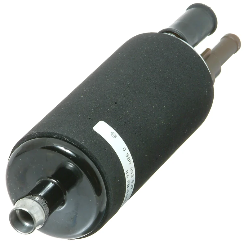 Polttoainepumppu asennettu linjaan