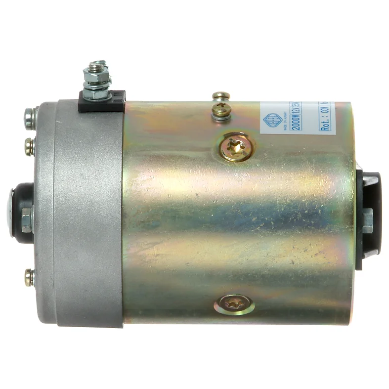 Tasavirtamoottori 12V-2kW, 2400 rpm.