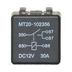 Minirele 5 piikkiä. 12V-30A