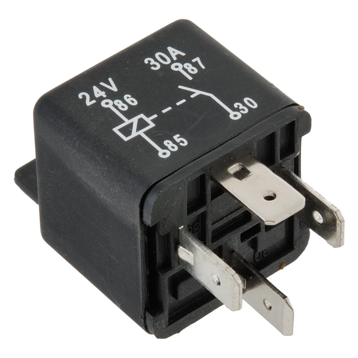 Minirele 24V-30A, 4 nastaa
