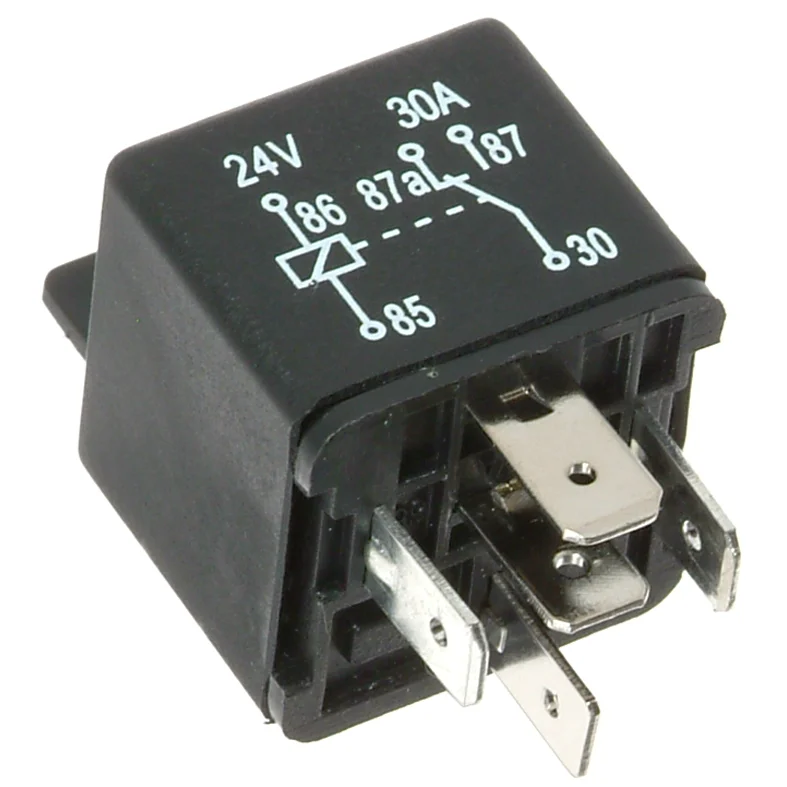 Mini-käynnistysrele 24V-10/20A, 5-nasta