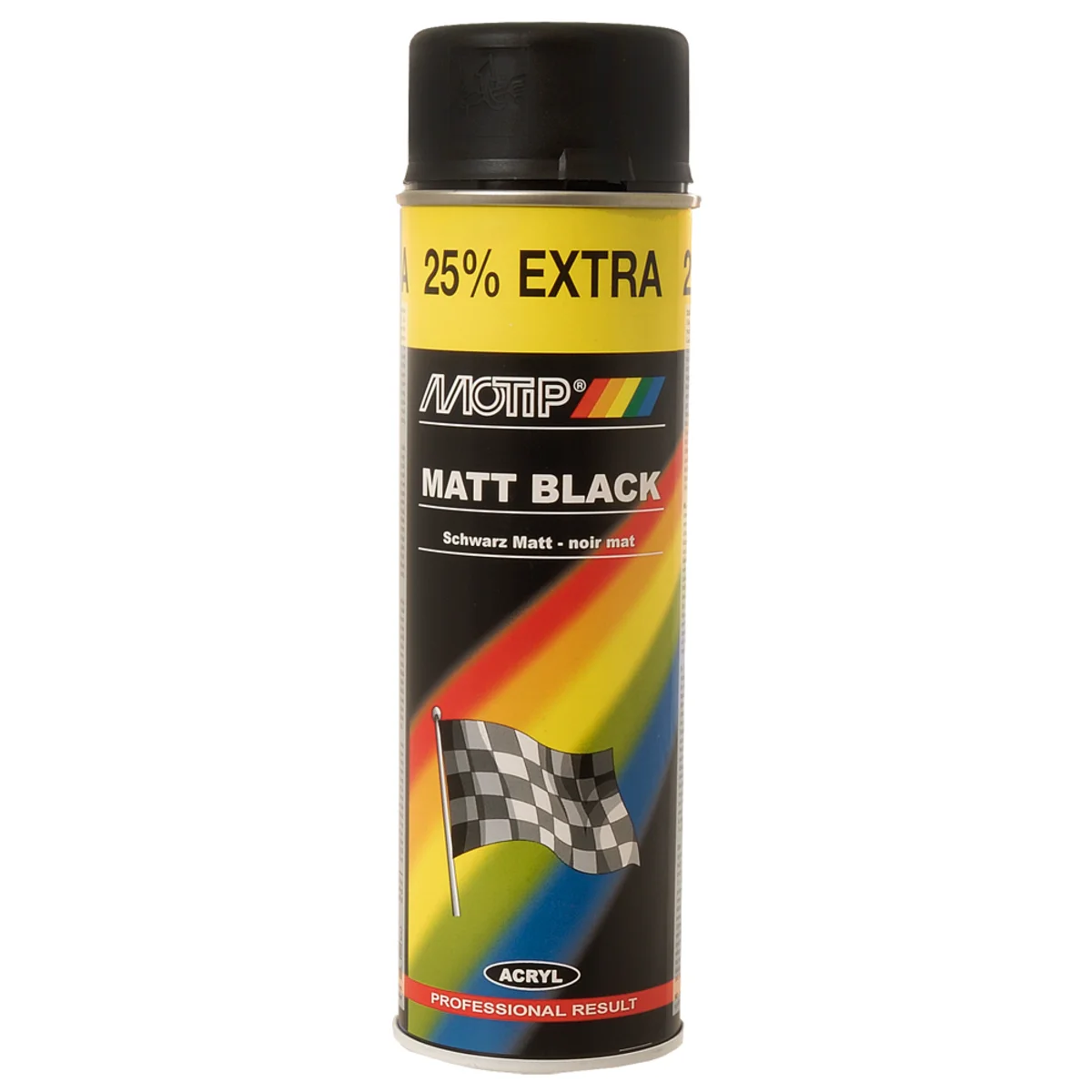 Spray-maali Mattaa Musta 500ml.