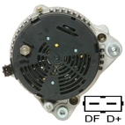 Laturi 12V-115A sopii Volvoon