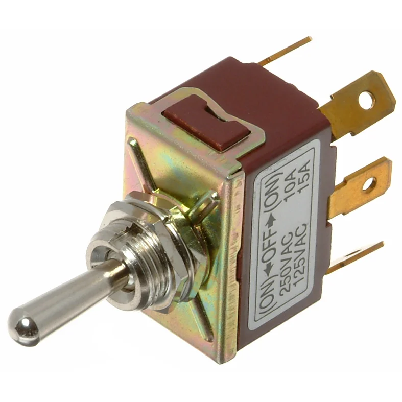 Vippikytkin | Vippströmb. | Virtasäätin palautusjousi | Palautusjousi, 3-asentoinen.