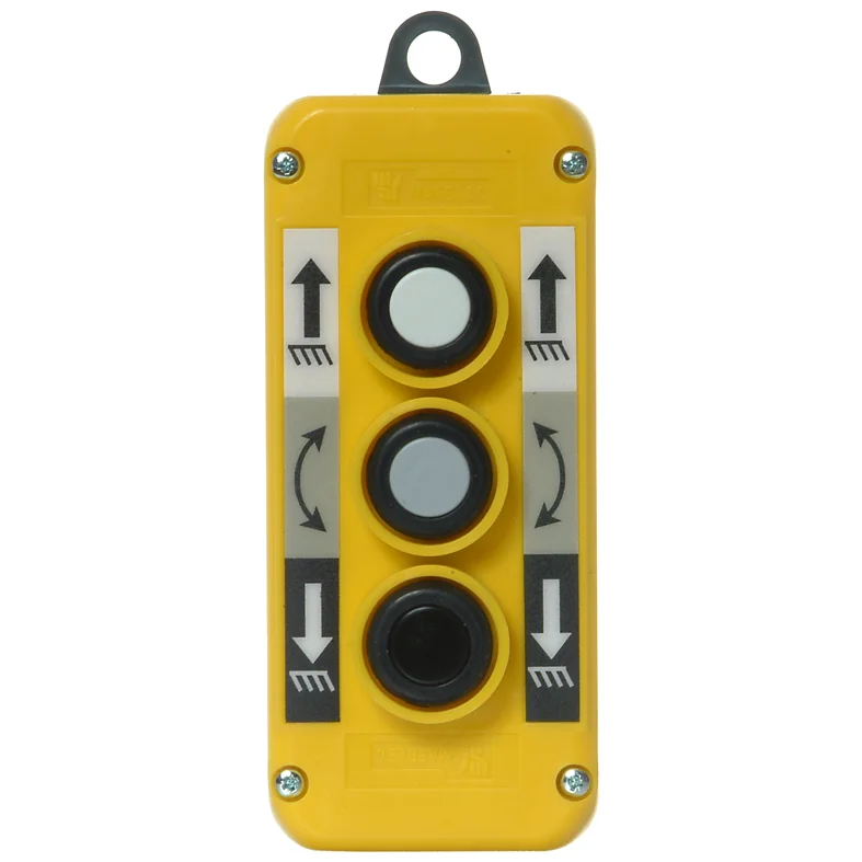 käsittelylaatikko, 3 painiketta