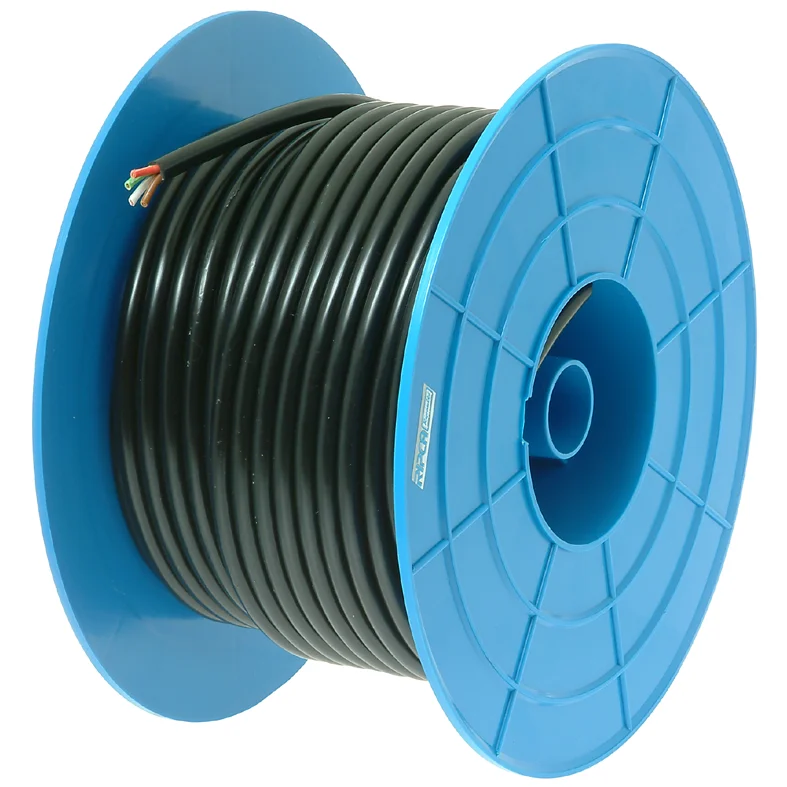 Johto 4x1.5mm² x 50m/K. Musta