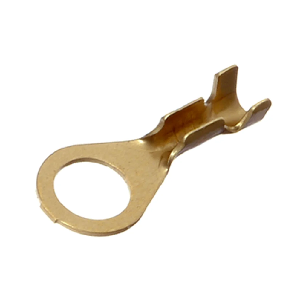 Sähkönarvon liittimet, eristämätön, 6,6 mm, 100 kappaletta