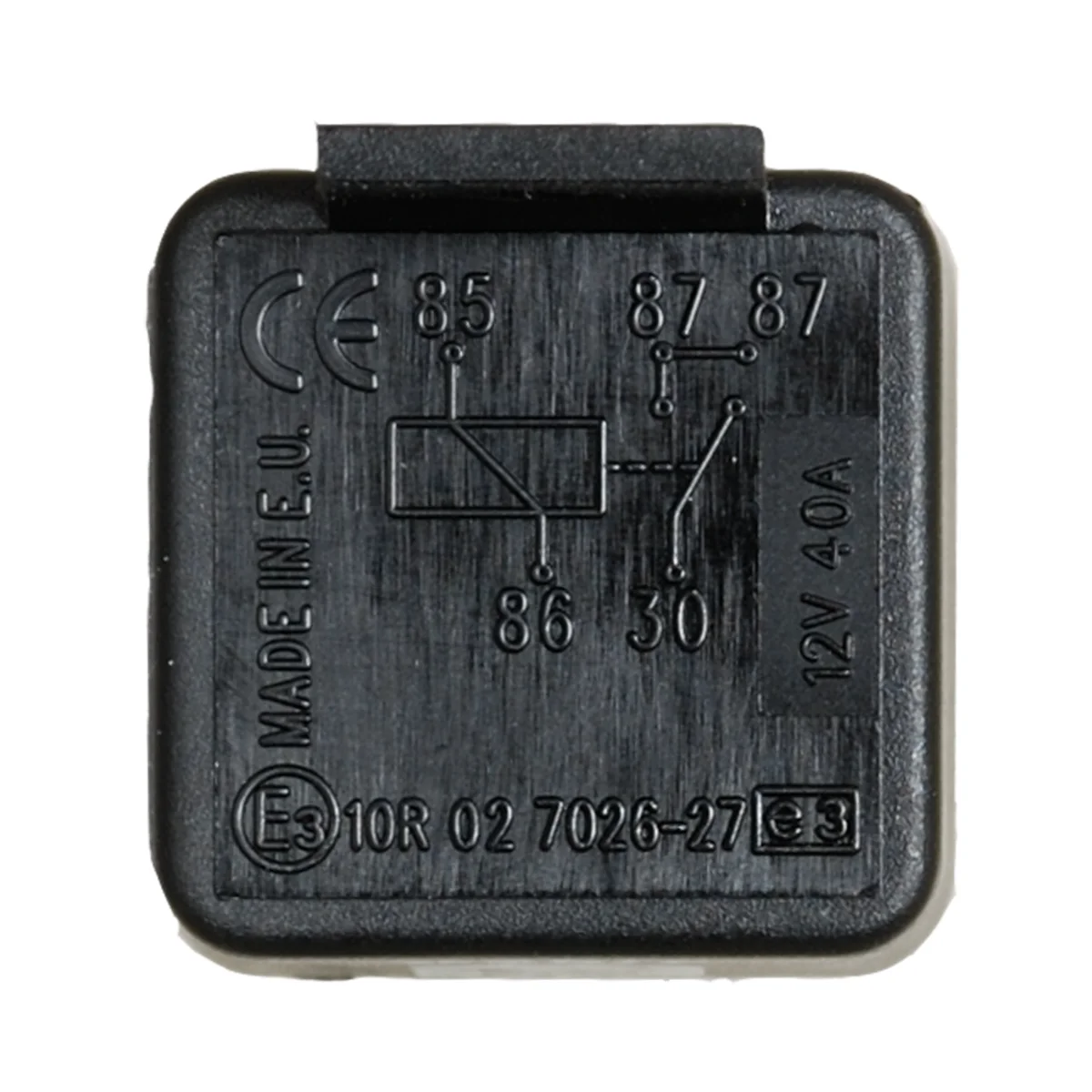 Minirele 12V-40A, 5-pinnainen