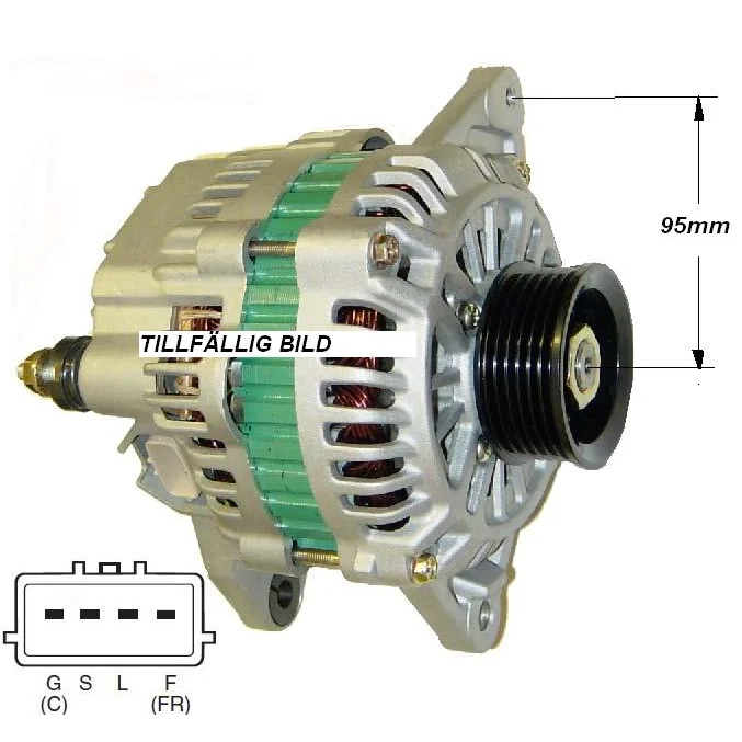 Laturi, 12V-120A sopiva Mitsubishi