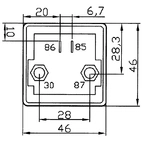 Minirele extra HD 24V-80A