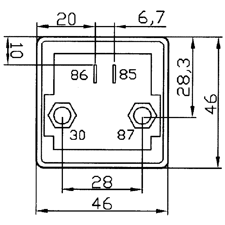 Minirele extra HD 24V-100A