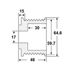 Hihnapyörä 8-railinen, Case