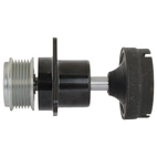 Pyörintäkehäyn liittyvä hihna akselilla täydellinen.