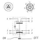 Painesylinteröissälyntä varoitusvalo