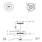Painetunnistinvipu Sivualueen valo