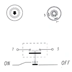 Paineen kytkin ylös ja alas