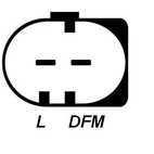 VW Laturi 12V-180A, frg.6gr