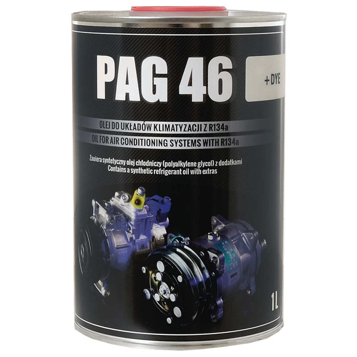 PAG 46, Välijäähdytysöljy 1.0L + UV-väri